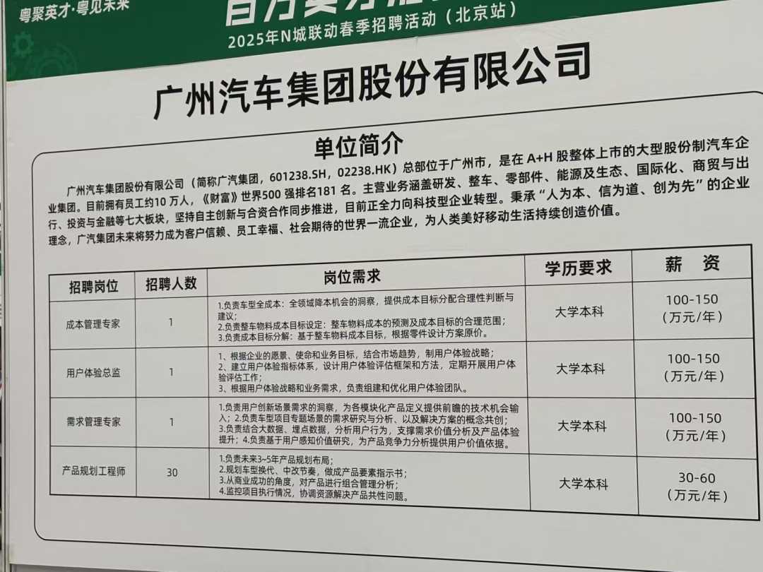 会场上开出的百万年薪