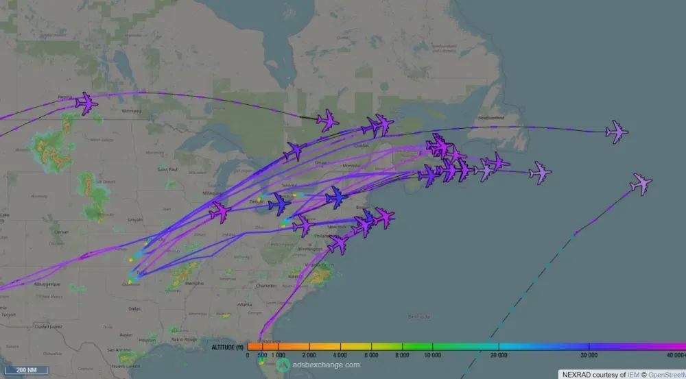航空数据网站截图