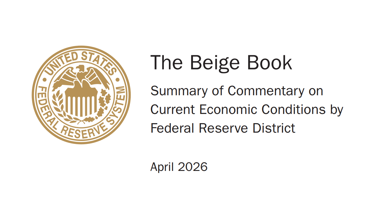 美联储褐皮书：中东战争已成美国经济最主要不确定性来源