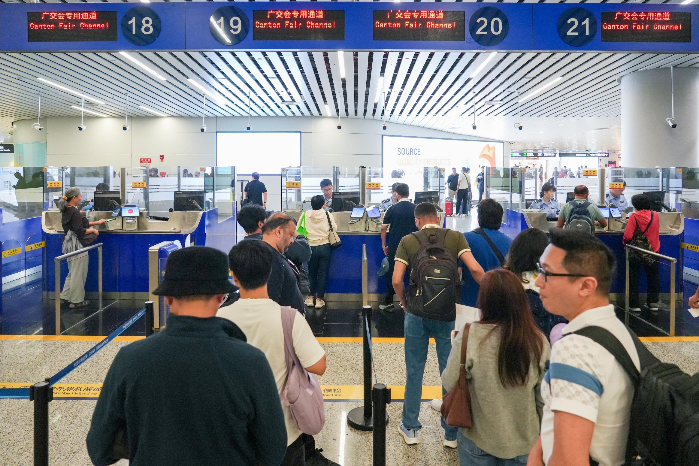 白云机场口岸东盟国家客流持续攀升！广交会客商称赞通关便捷