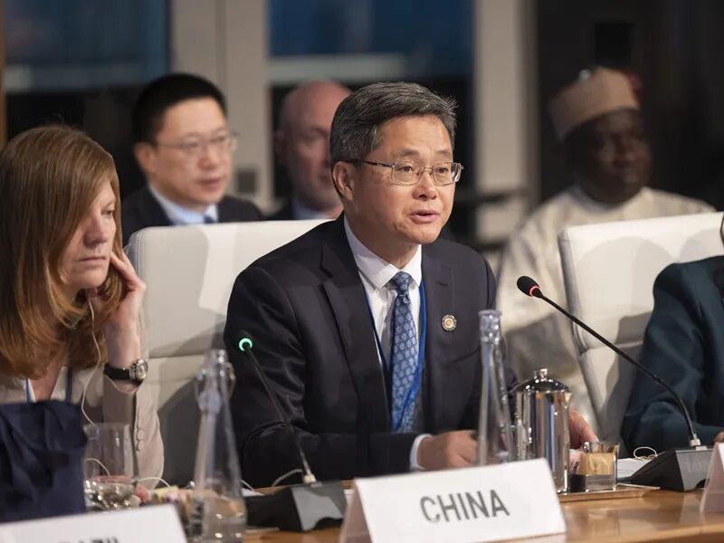 蓝佛安在华盛顿发声