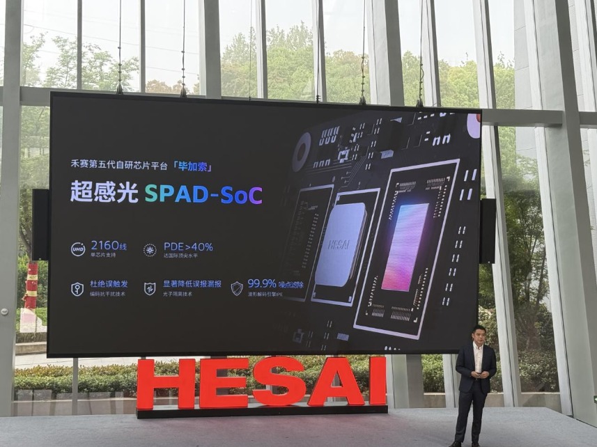 首发6D全彩芯片、AI硬件，激光雷达一哥禾赛在“卷”啥？