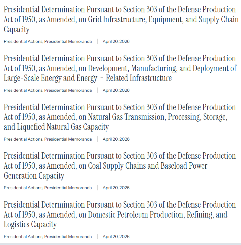事关煤、气、油、电！特朗普动用“战时权力”