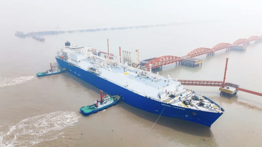 江苏首个“千亿级”LNG接收站诞生