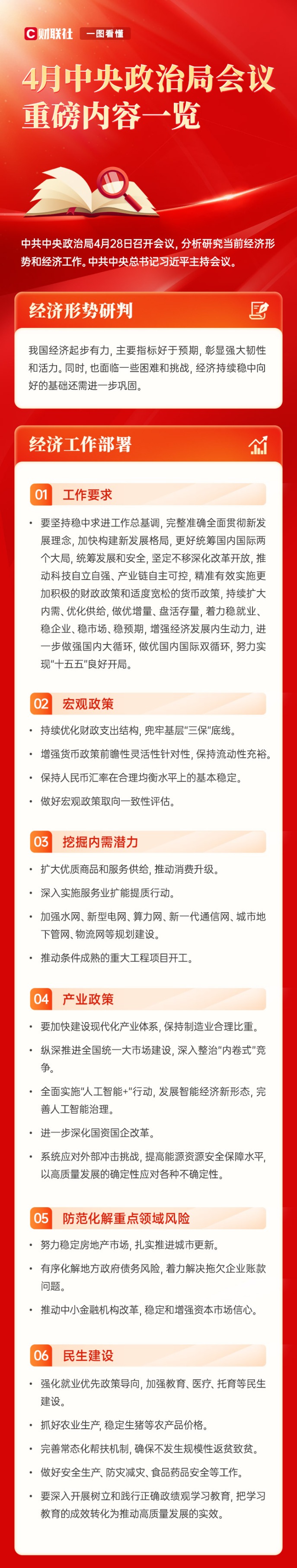 中央政治局会议重磅定调！事关扩大内需、人工智能、房地产市场