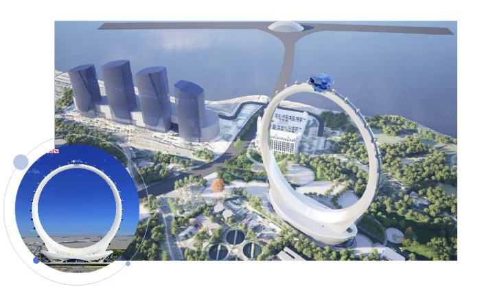 40亿打造上海五大文旅项目，世界最高无轴摩天轮“上海之门”拟年底开工